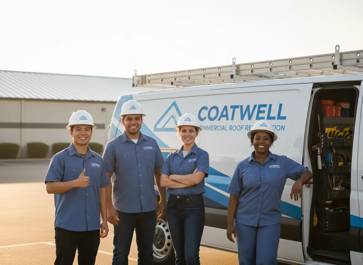 Commercial roof coating company in Trent, SD